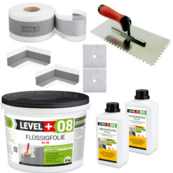 Dichtset Abdichtung Set Flüssigfolie Bad Dusche Küche LEVEL+ SET20