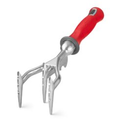 Garden Weasel Doppelseitiger Handkultivator – 2-in-1 zum Lockern und Glätten von Boden, ideal für Hochbeet und Kübel 91367