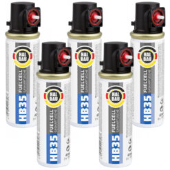 Gaskartusche für Nagler 100mm/40ml bis 500 Schüsse für Beton und Stahl 5 St. HALBAU HB35