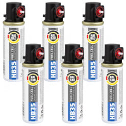 Gaskartusche für Nagler 100mm/40ml bis 500 Schüsse für Beton und Stahl 6 St. HALBAU HB35