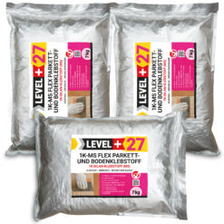 Parkettkleber 21kg Holzboden Kork Klebstoff Silan-Kleber Bodenkleber 1K-MS Flex Level+27