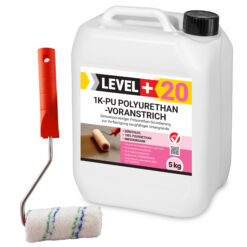 Grundierung 1K PU Voranstrich 5kg Restfeuchte Blocker Boden Verstärkung + Farbroller 10cm L+20