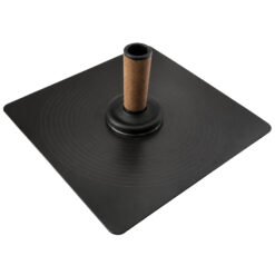 Spachtelschale CONTOO Trockenbau Aluminium-Hawk Schwarz Korkgriff 33x33cm CT713